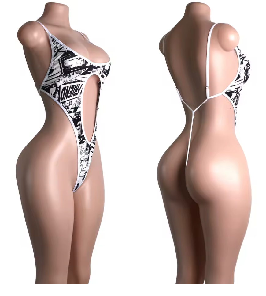 Money Talks Cut-Out Bodysuit