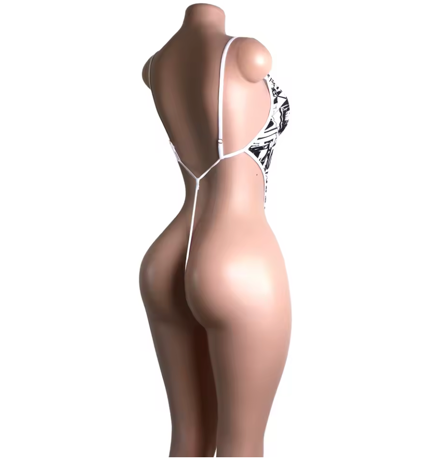 Money Talks Cut-Out Bodysuit