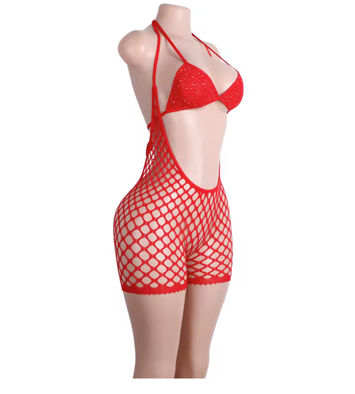 Heartbreaker Fishnet Set
