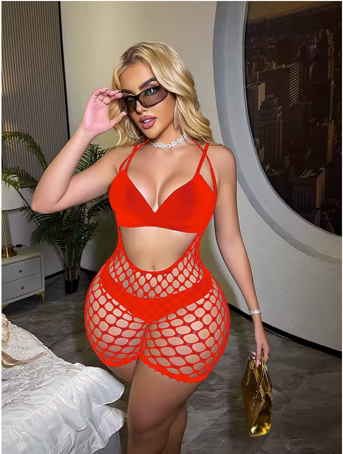 Main Character Fishnet Set