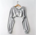 No effort cropped hoodie